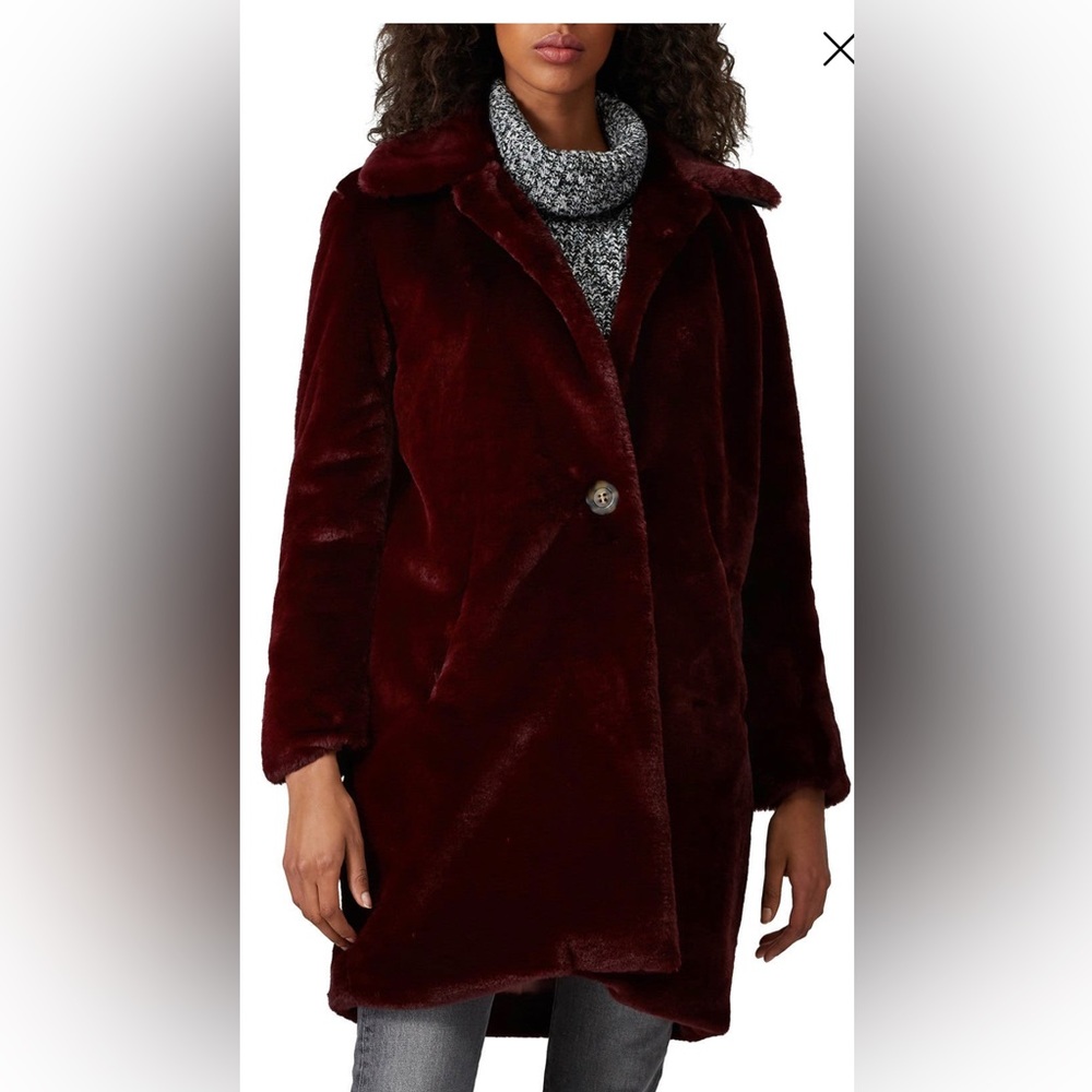 Waverly Grey Faux Fur Betty Jacket, XL